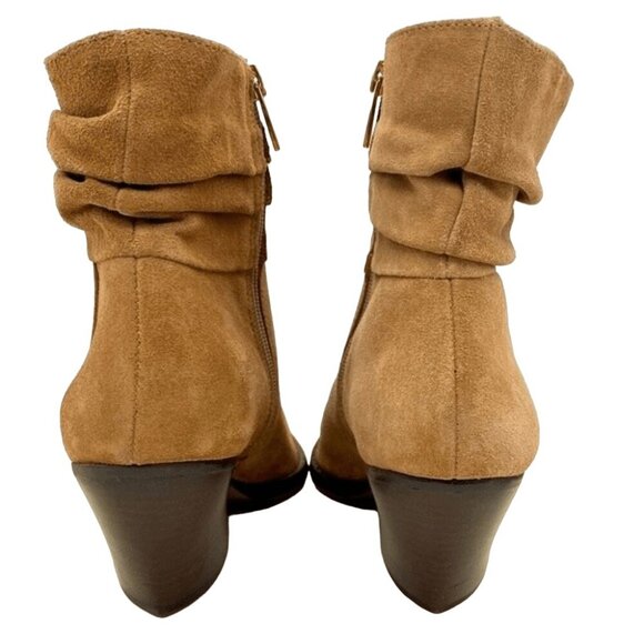 Vince Camuto Suede Leather Ankle Boots Nerlinji Western Slouch Size 9 NEW! - Picture 4 of 9